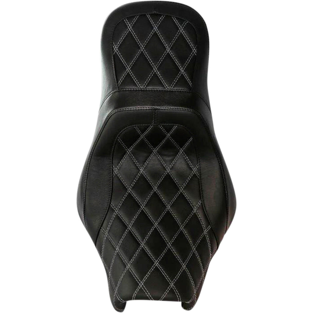 Danny Gray Airhawk Weekday 2Up XL Seat No Backrest Receptacle Double Diamond Stitch Air - 21-411DIAAIR For Harley Touring 2008-2023