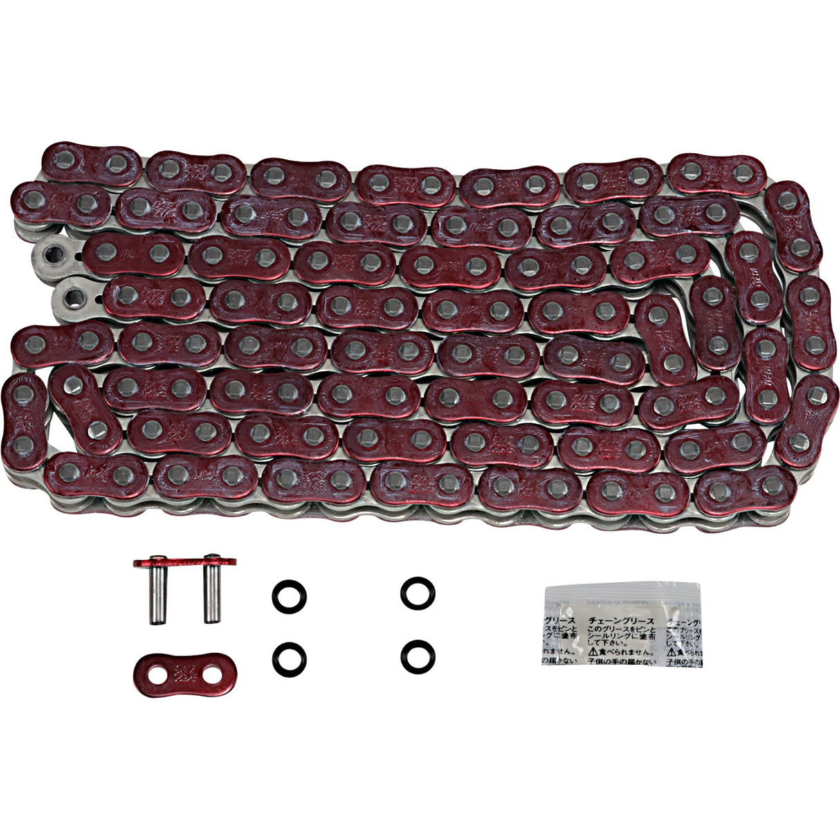 EK 1223-1483 520ZVX3-120AR 520 ZVX3 Extreme Sportbike Series Chain 520 ZVX3 - Sportbike Chain - 120 Links - Red