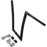 Todd's Cycle 1-1/4" Touring Handlebar 17" Flat Black For Harley Road Glide 2015-2022