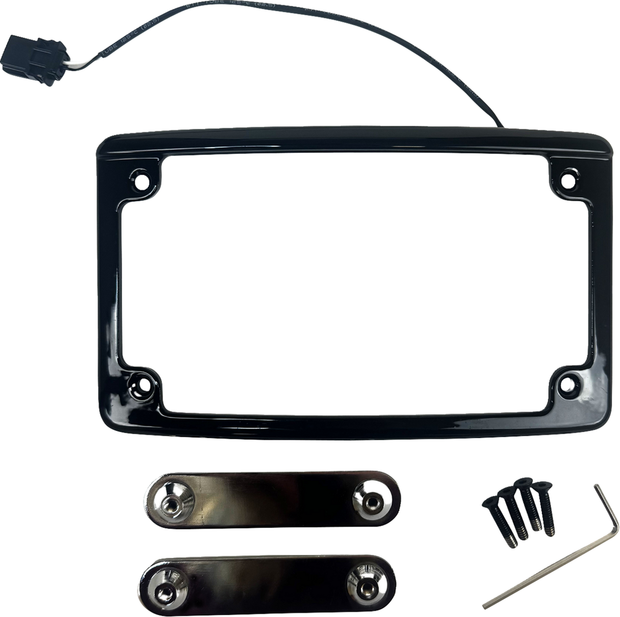 Illuminated Radius License Plate Frame