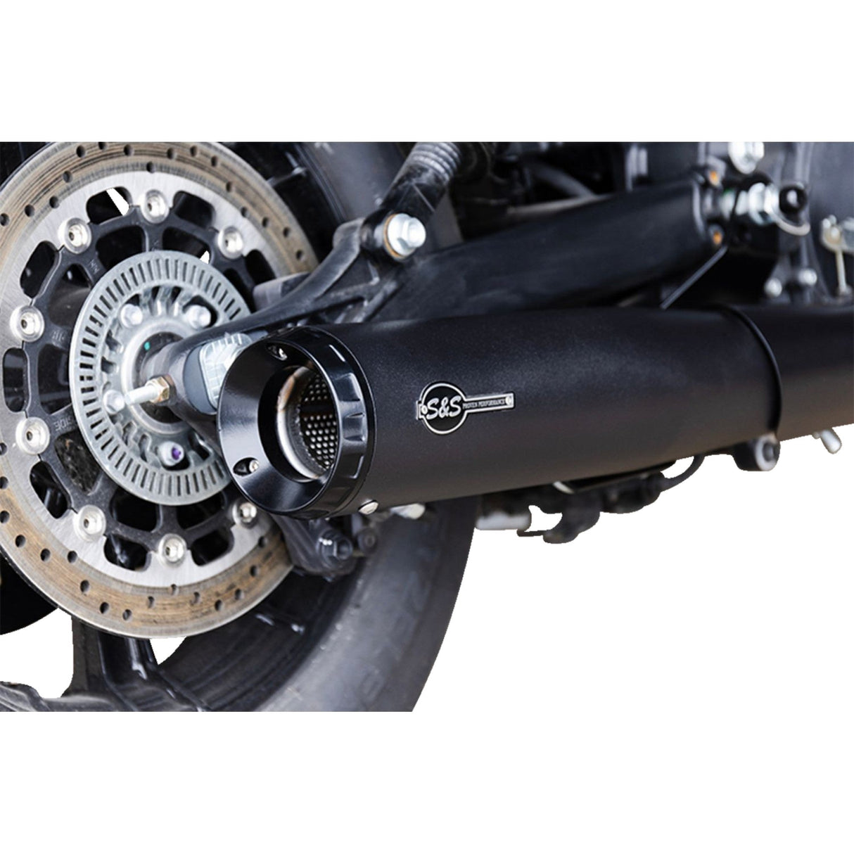 S&S CYCLE 1810-3127 4111-266-R 2-into-1 Grand National Exhaust System black - race only