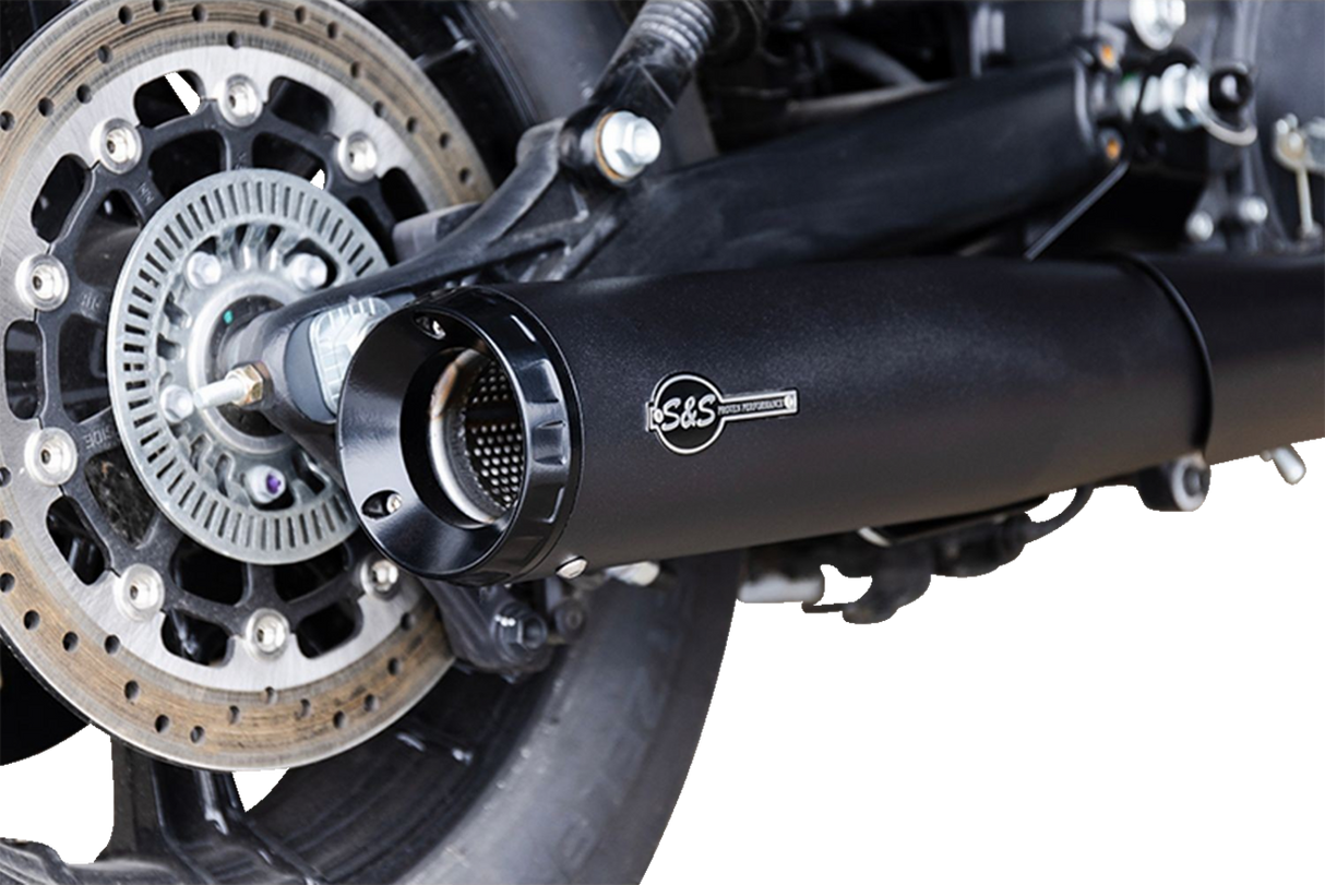 2-into-1 Grand National Exhaust System - Black - Race Only - 1810-3127