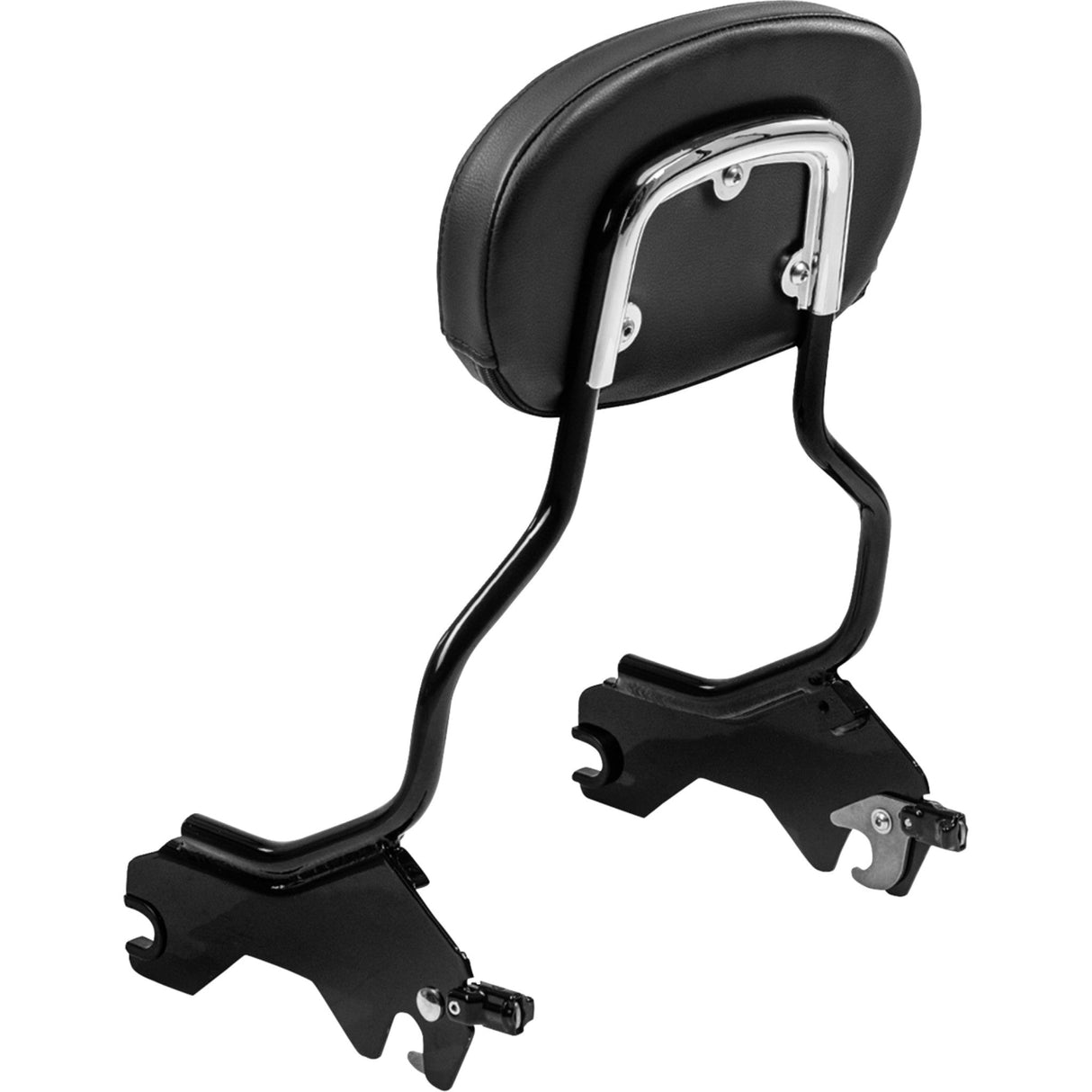 SADDLEMEN 0822-0623 15725C 3-Point Sissy Bar Pad Bracket Sissy Bar Pad Bracket - Chrome