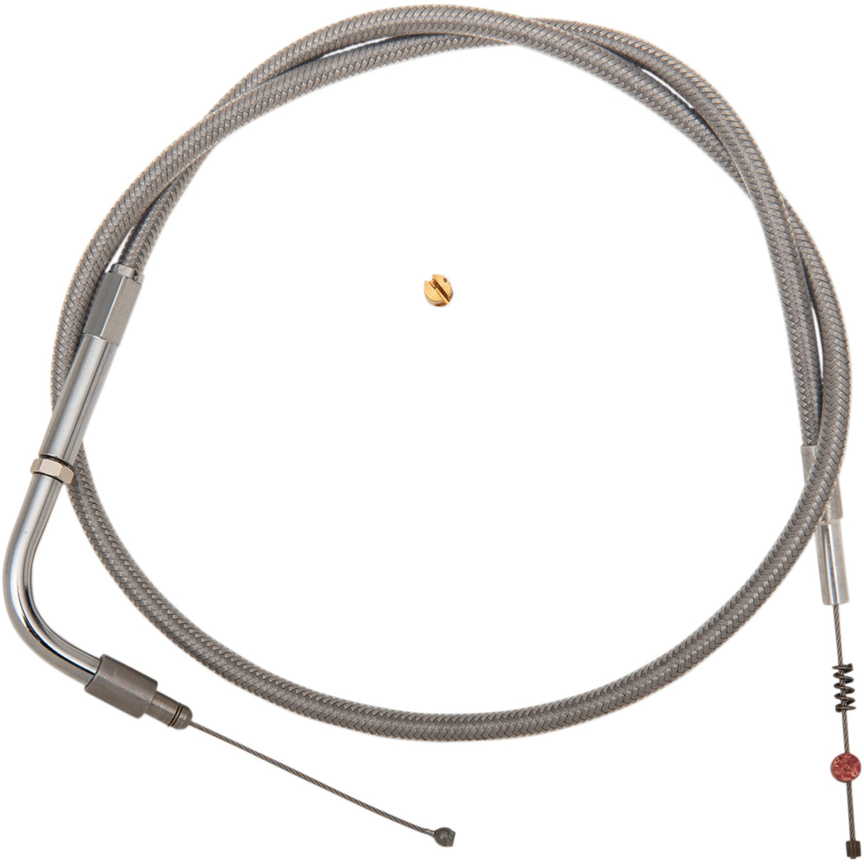 Barnett Stainless Steel Throttle Idle Cable - 102-30-40010 For Harley 1999-2013