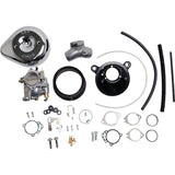 S&S CYCLE 1001-0089 110-0149 Super E Carburetor with Stealth Air Cleaner Kit - Chrome - Twin Cam