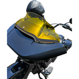 Klock Werks Kolor Flare® Windshield 9" Yellow - KWW-01-0669 For Harley Road Glide 2015-2025