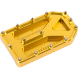 Thrashin Supply CO. Aggressor Brake Pedal Pad Gold Touring - TSC-2220-5 For Harley Motorcycles 2006-2026