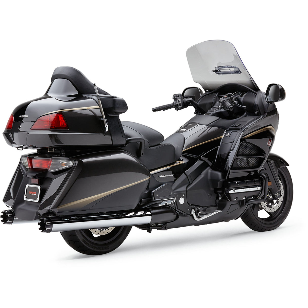 Cobra Muffler - 1219 Honda GL1800HP Gold Wing Audio Comfort / GL1800B Gold Wing F6B / GL1800F6B Gold Wing Bagger 2012-2017
