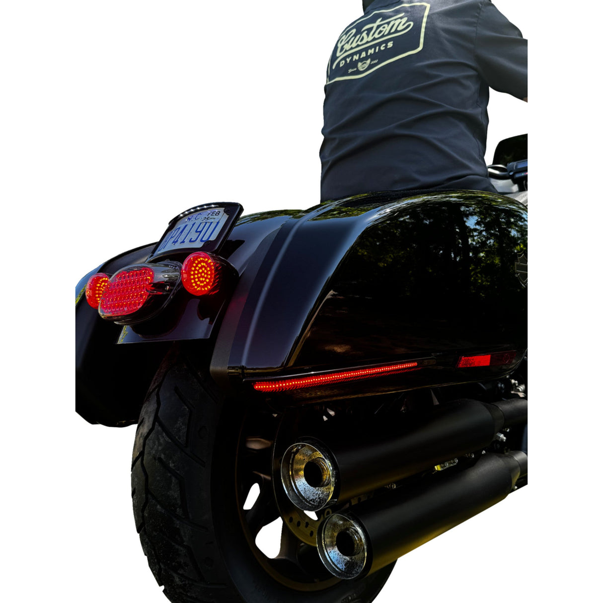 CUSTOM DYNAMICS 2040-3197 CD-LRST-BAG-RB LED Saddlebag Lights - Red Lens