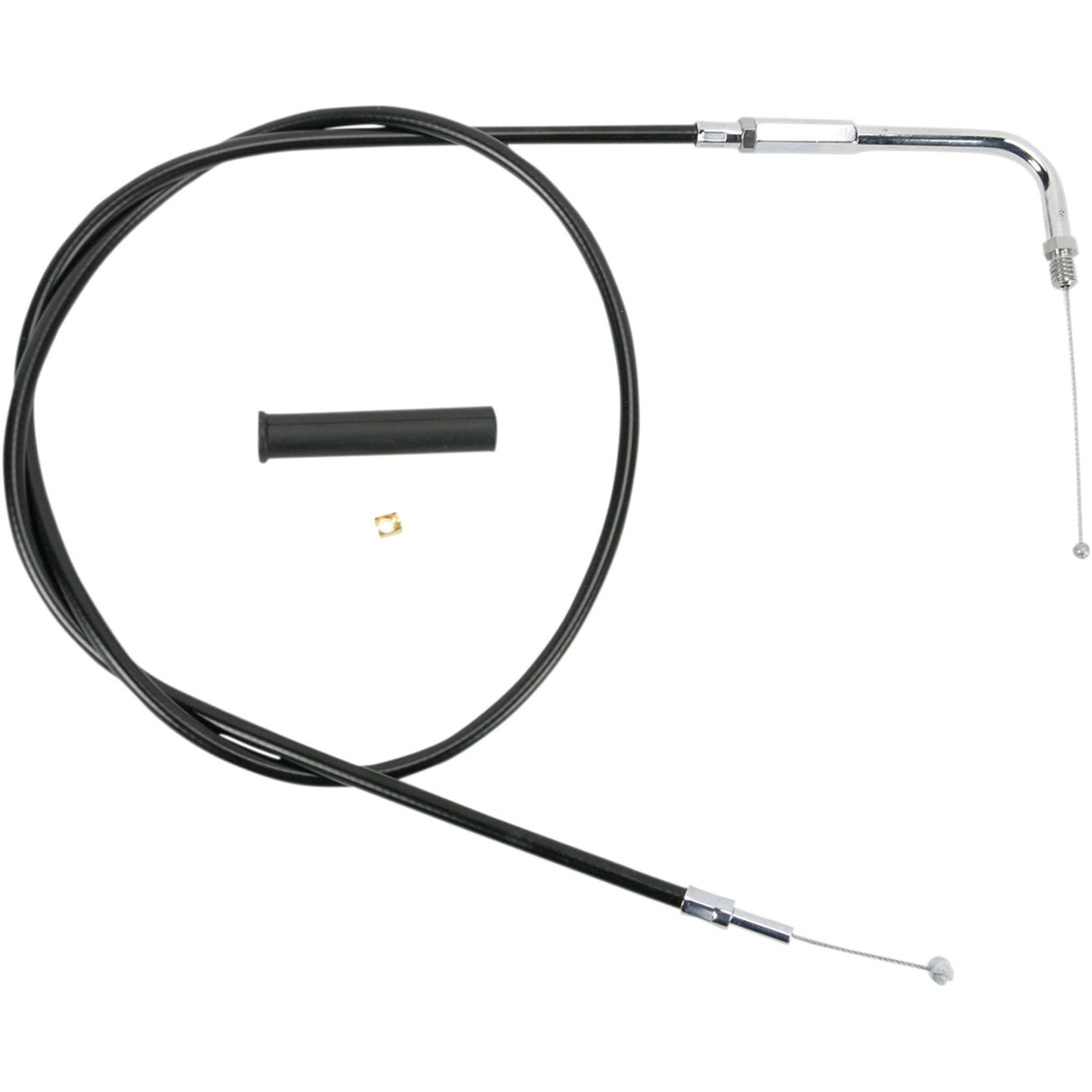 DRAG SPECIALTIES Black Vinyl Cable Throttle