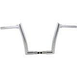 FAT Baggers INC. 1-1/2" EZ Install Pointed Top Handlebar 12" Chrome - 806012 For Harley Road Glide 2015-2020