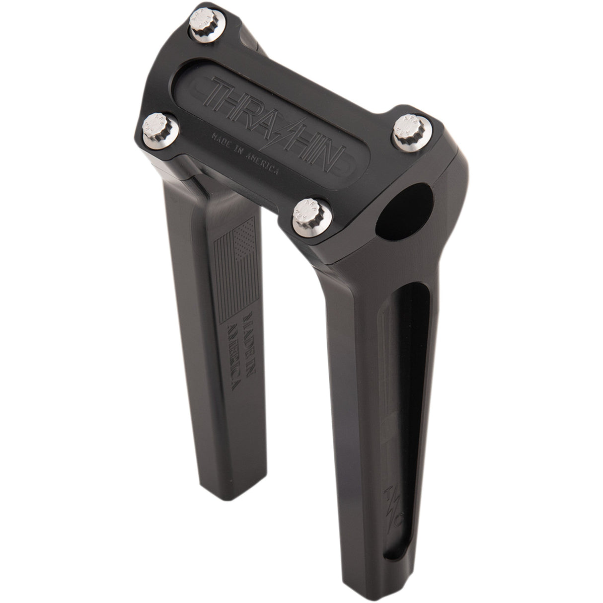 THRASHIN SUPPLY CO. 0602-1048 TSC-8000-1 Handlebar Riser - Risers - Straight - 8" - Black