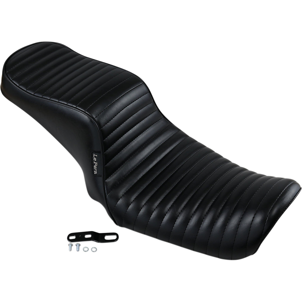 LE PERA 0803-0617 LK-021PT Cherokee Seat - Pleated - Black - FL/FX '06-'17