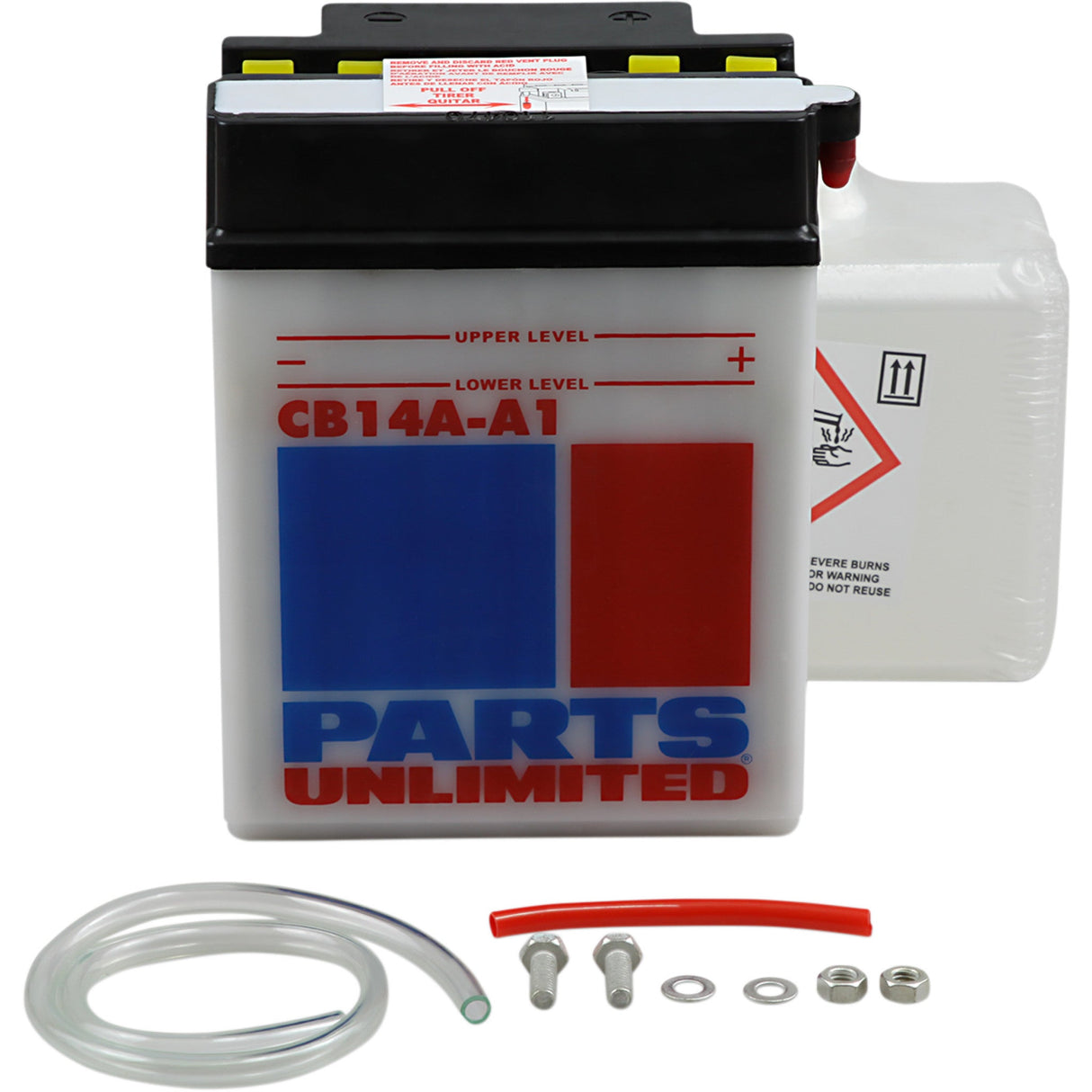 PARTS UNLIMITED 2113-0180 Heavy-Duty 12v Battery Kit Battery - YB14A-A1