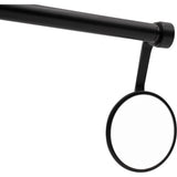 Gilles Tooling Moon Handlebar End Mirror Moon Side View Round Black Right Left Each - M04-02-BD BMW Motorcycles 2009-2025