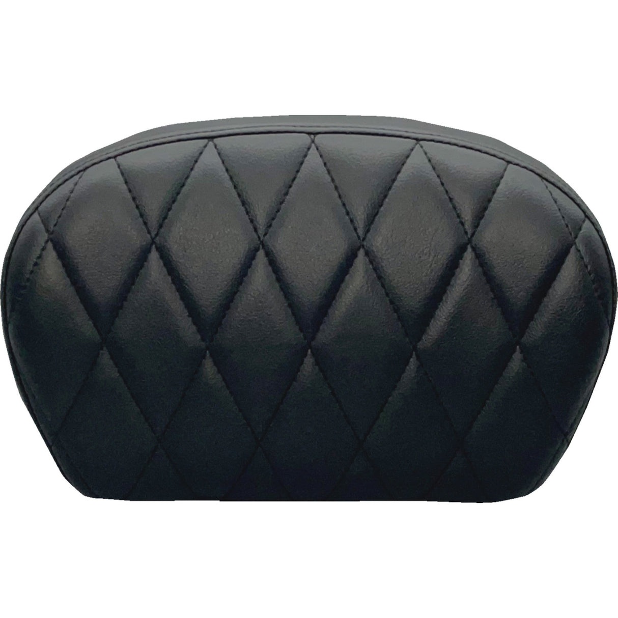 LePera Sissy Bar Pad Large Vinyl Single Diamond Dull Black - L-SBP01DM-DULL For Harley Motorcycles 2008-2022