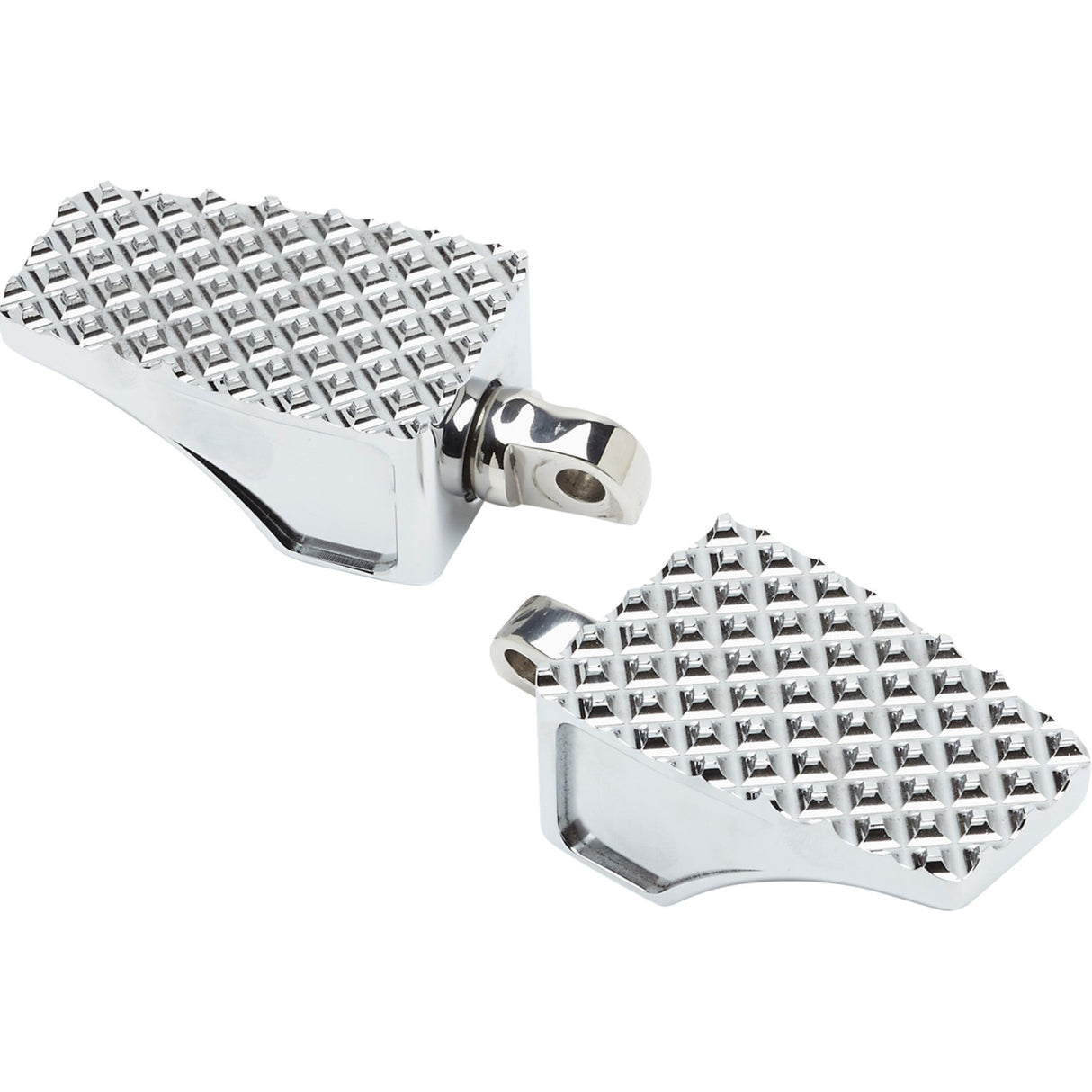 LA CHOPPERS 1620-2467 LA-P100-01C County Line Footpegs - County Line Billet Footpegs - Front - Chrome
