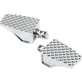 LA CHOPPERS 1620-2467 LA-P100-01C County Line Footpegs - County Line Billet Footpegs - Front - Chrome