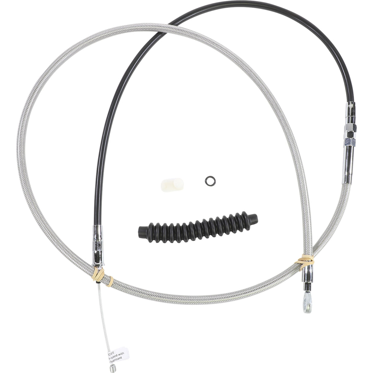 DRAG SPECIALTIES High-Efficiency Braided Stainless Steel Clutch Cable