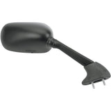 EMGO 0640-0183 20-80551 OEM-Style Replacement Mirror Mirror - Side View - Rectangle - Black - Right