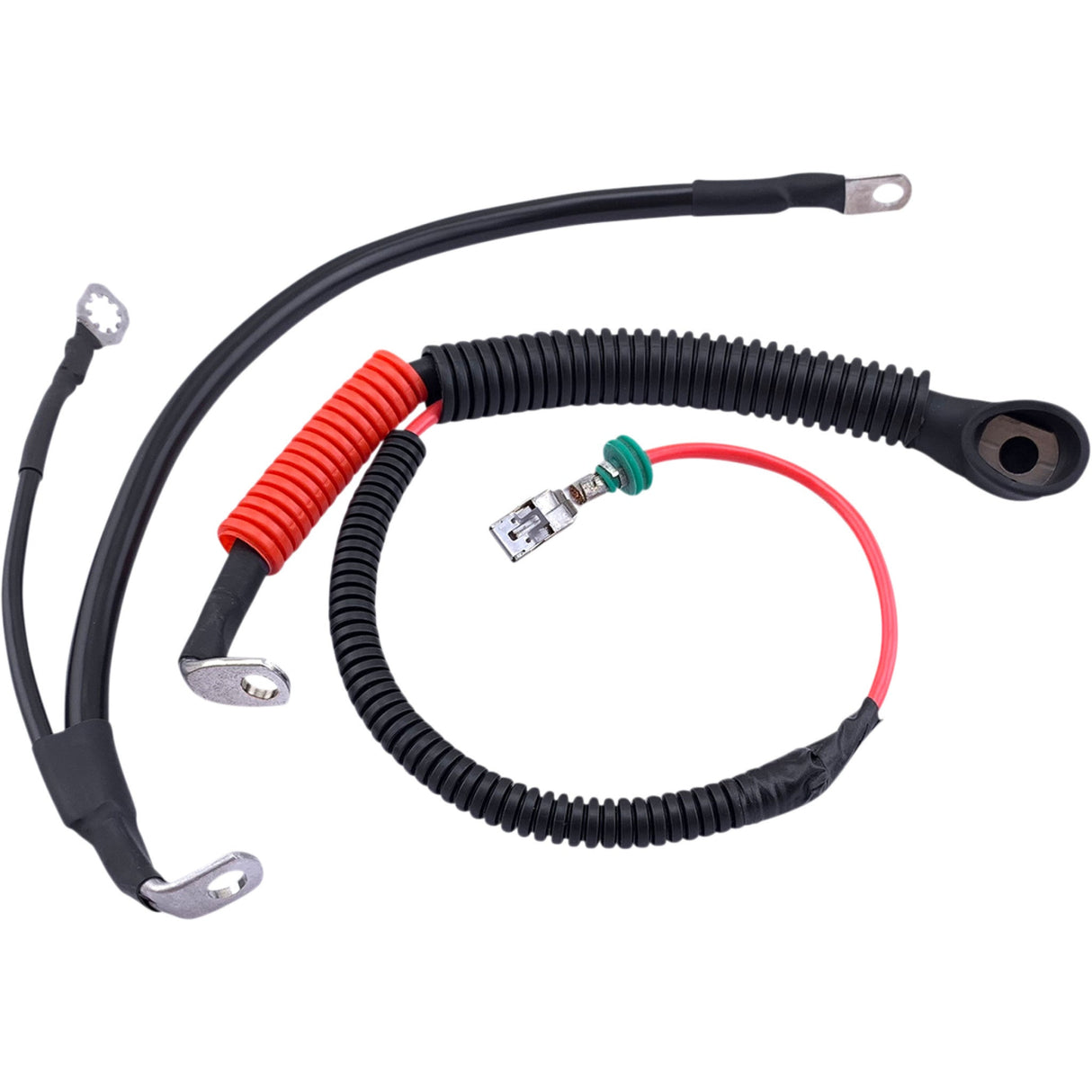 DRAG SPECIALTIES 2113-0736 Battery Cable Set black  - '09-'13 flh/t