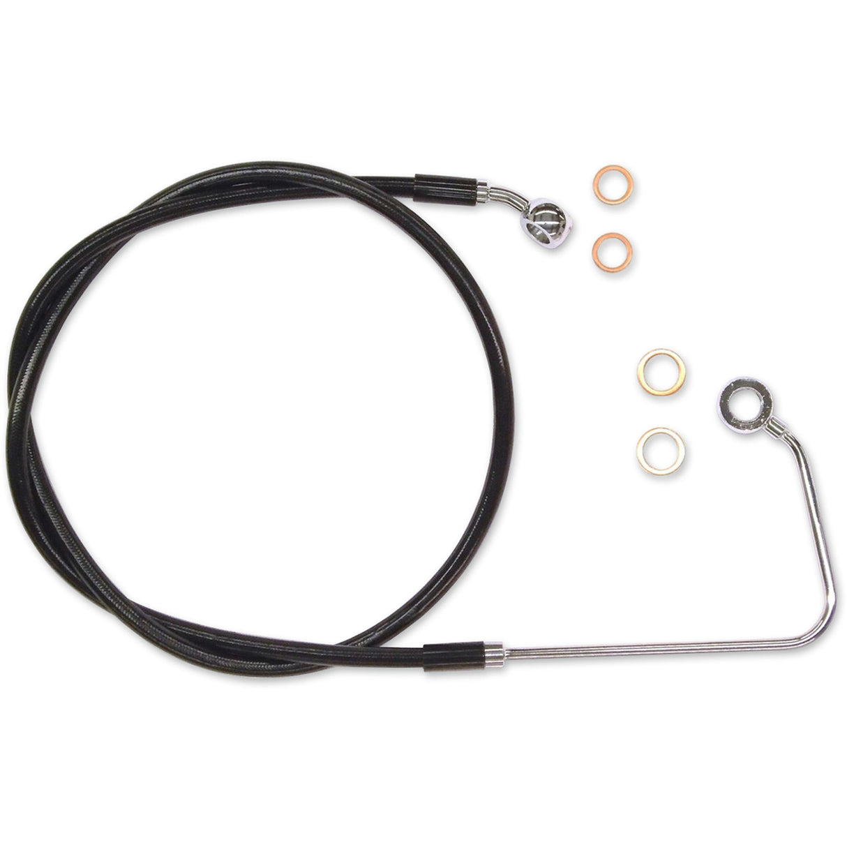MAGNUM SHIELDING XR Stainless Upper Brake Line - Black