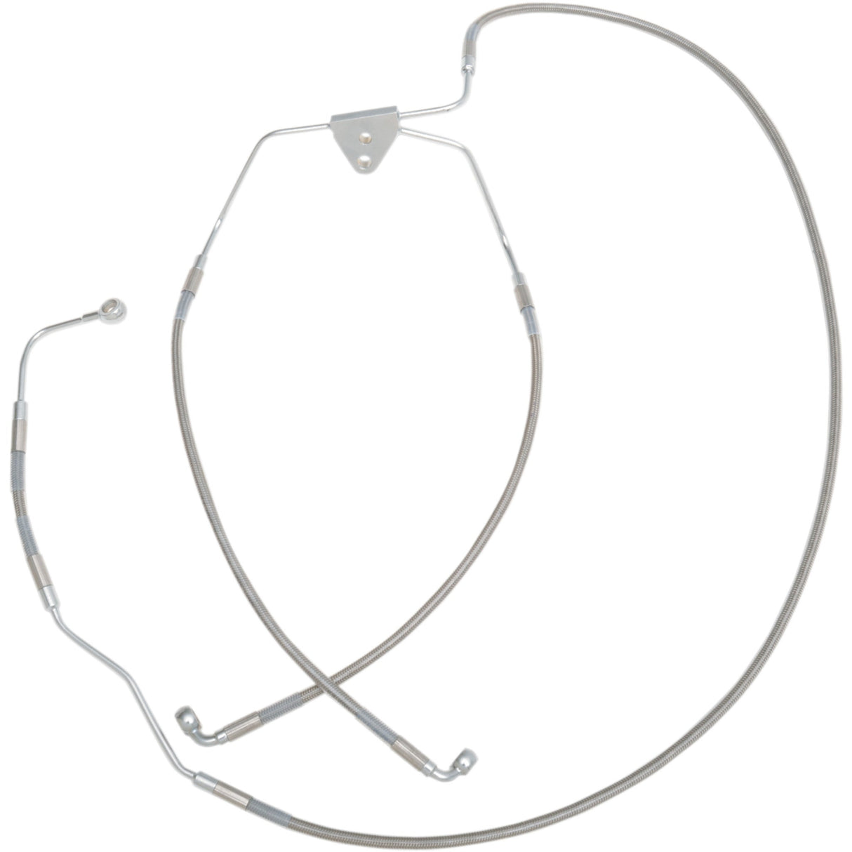 DRAG SPECIALTIES Stainless Steel Brake Line Kit Front - (Lower/Mid)