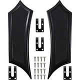 Accutronix Instigator Extended Floorboards Driver Black - FBF01-IB For Harley Motorcycles 1984-2026