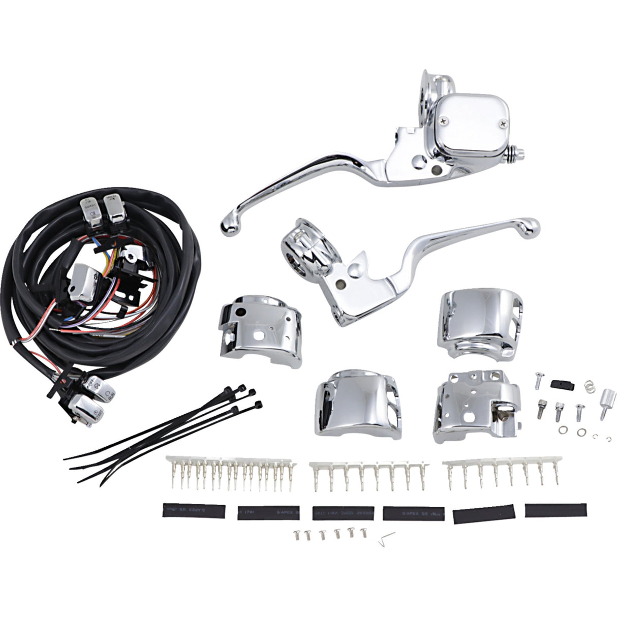 DRAG SPECIALTIES Handlebar Control Kit with Mechanical Clutch Controls - 11/16" Master Cylinder '96 '11