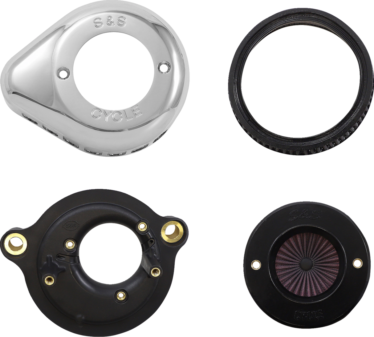 Air Stinger Stealth Air Cleaner Kit - Chrome - 1010-2961