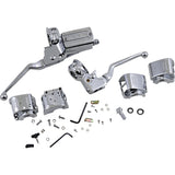 Drag Specialties Handlebar Control Kit Without Switches 3/4" Master Cylinder For Harley Motorcycles 1982-1985