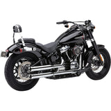 Cobra Neighbor Hater Slip-On Mufflers Chrome Softail - 6047 For Harley Softail 2018-2024