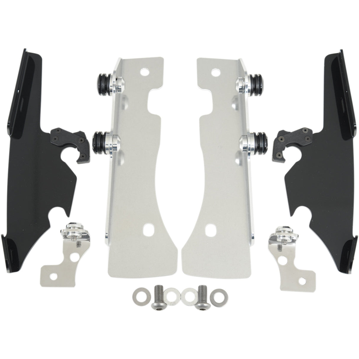 MEMPHIS SHADES 2321-0234 MEB8981 Fats/Slim Windshield Trigger-Lock Complete Mount Kit Fats/Slim Trigger Lock Mounting Kit - XV 1600/1700 - Black