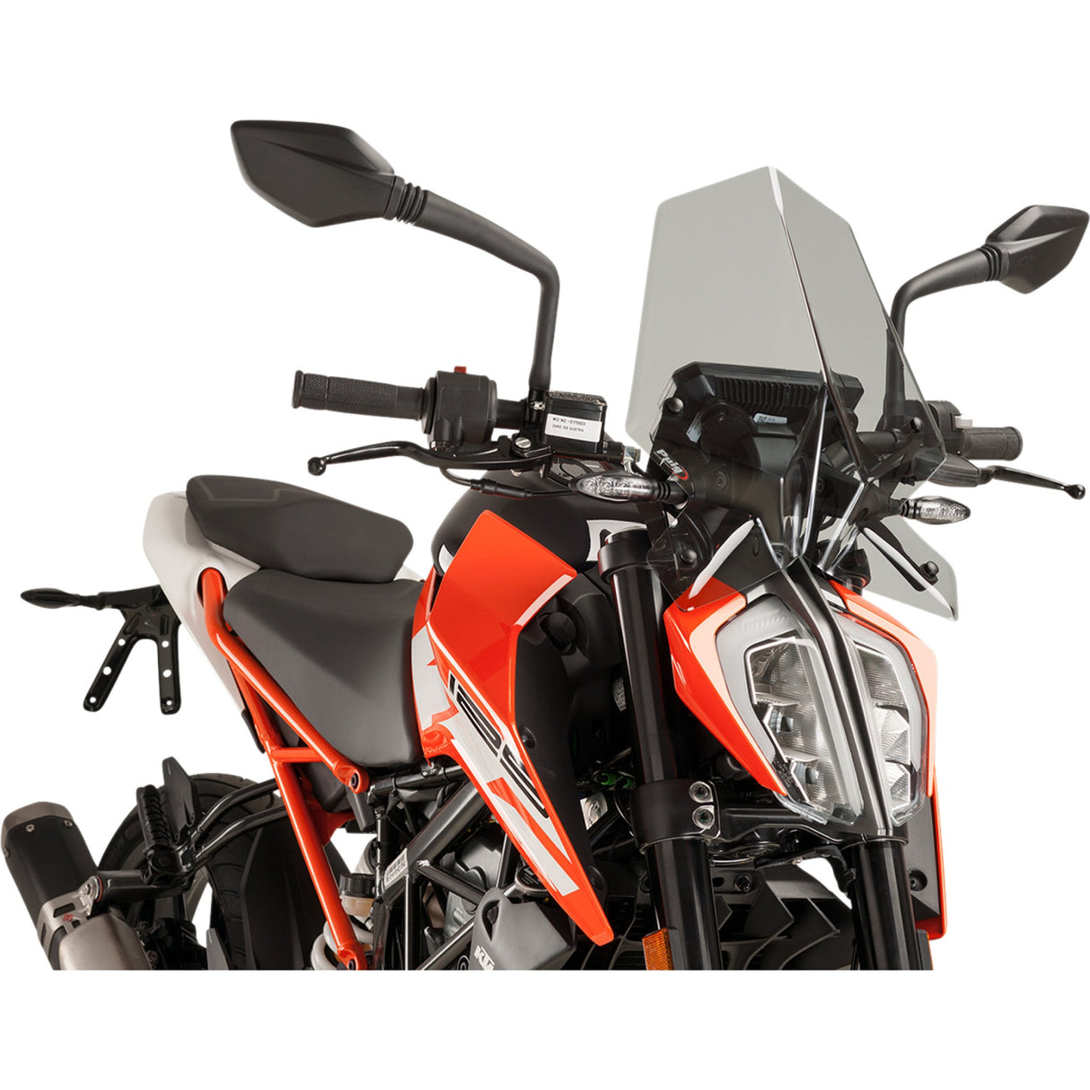 PUIG HI-TECH PARTS 2301-2722 9514H New Generation Windscreen 16-1/4" - smoke - ktm