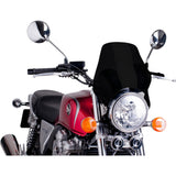 Puig Hi-Tech Parts Naked Windshield - 0869N For Triumph Motorcycles 2001-2025 | Cagiva Raptor 125 2003-2012 | Daelim Roadwin 2006-2009