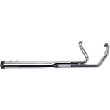 S&S Cycle 2-Into-1 Sidewinder® Exhaust System FL M8 Chrome - 550-0728 For Harley Touring 2017-2026