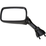 EMGO 0640-0715 20-97222 OEM-Style Replacement Mirror Mirror - Side View - Rectangle - Black - Left