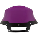 Klock Werks Kolor Flare® Windshield 8" Purple - KWW-02-0634 For Harley Softail Low Rider 2022-2025