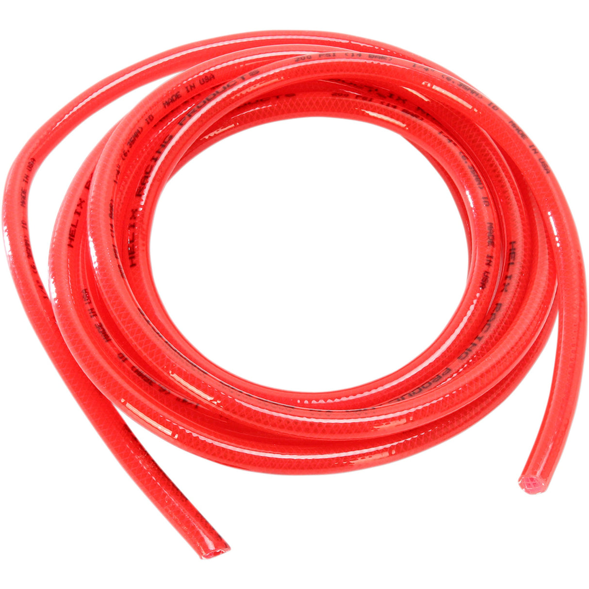HELIX 0706-0266 140-0103 High-Pressure Fuel Line red - 1/4" - 10'
