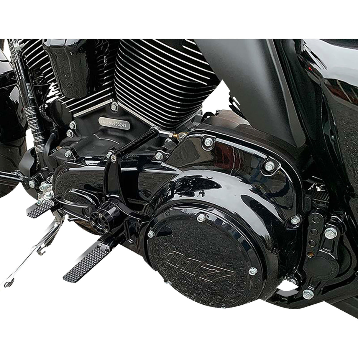 Hawg Halters Mid Controls Black Knurled Pegs - MCK-FH16AS-FK For Harley Touring 2015-2020