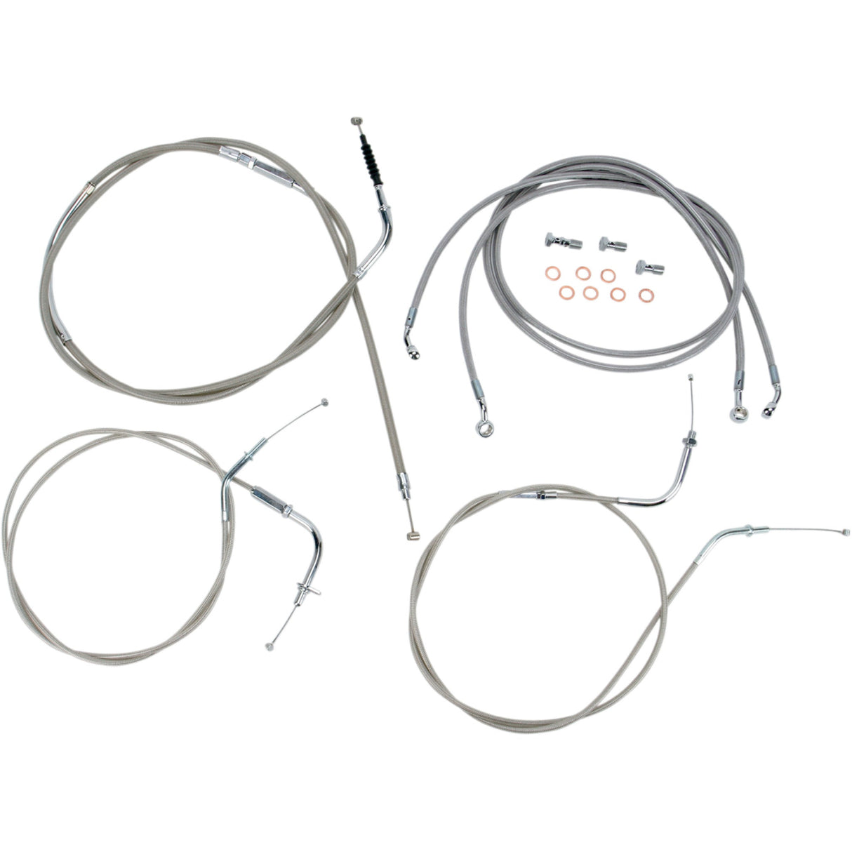 Baron Cable Kit - BA-8076KT-12 Kawasaki VN2000A Vulcan 2000 / 2000 Vulcan 2004-2010