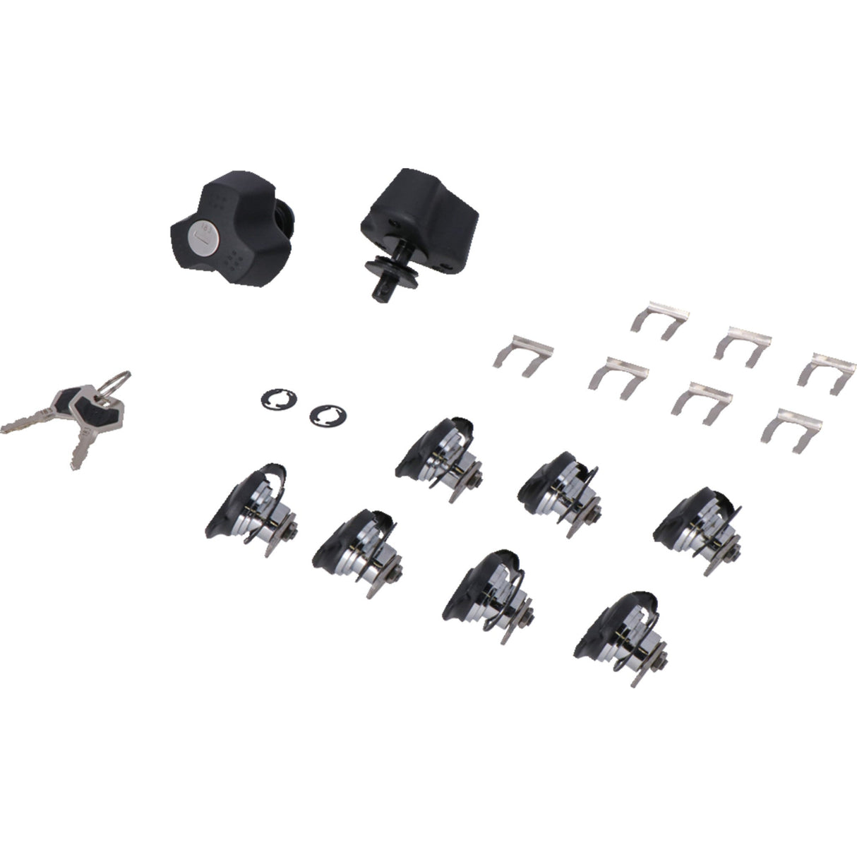 SW-MOTECH 4010-0439 QLS.00.095.15100 Trax Lock Set pro - anti-theft protection - 9 matching locks with keys