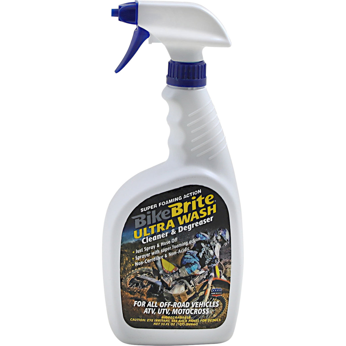 BIKE BRITE 3704-0070 MC44U Ultra Cleaner and Degreaser Ultra Cleaner/Degreaser - 1 quart
