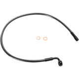 MAGNUM SHIELDING 1741-4481 AS47225 Alternate Length Designer Series ABS-Specific Front Brake Line Kit - 10 mm-90° - 25" - Black Pearl