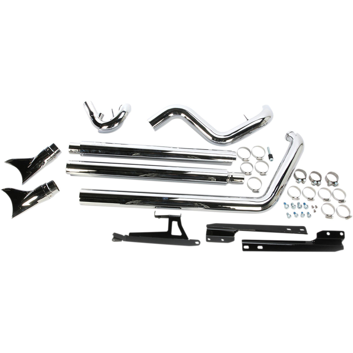 Cobra Bad Hombre Duals 2-Into-2 Exhaust System - 6988 For Harley Softail 2007-2011