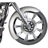 RUSS WERNIMONT DESIGNS 1401-0506 RWD-50137 Custom Dresser Front Fender - Custom Dresser Front Fender for 21" Wheel - Steel - LS-2 Style - 5.5" W x 43" L