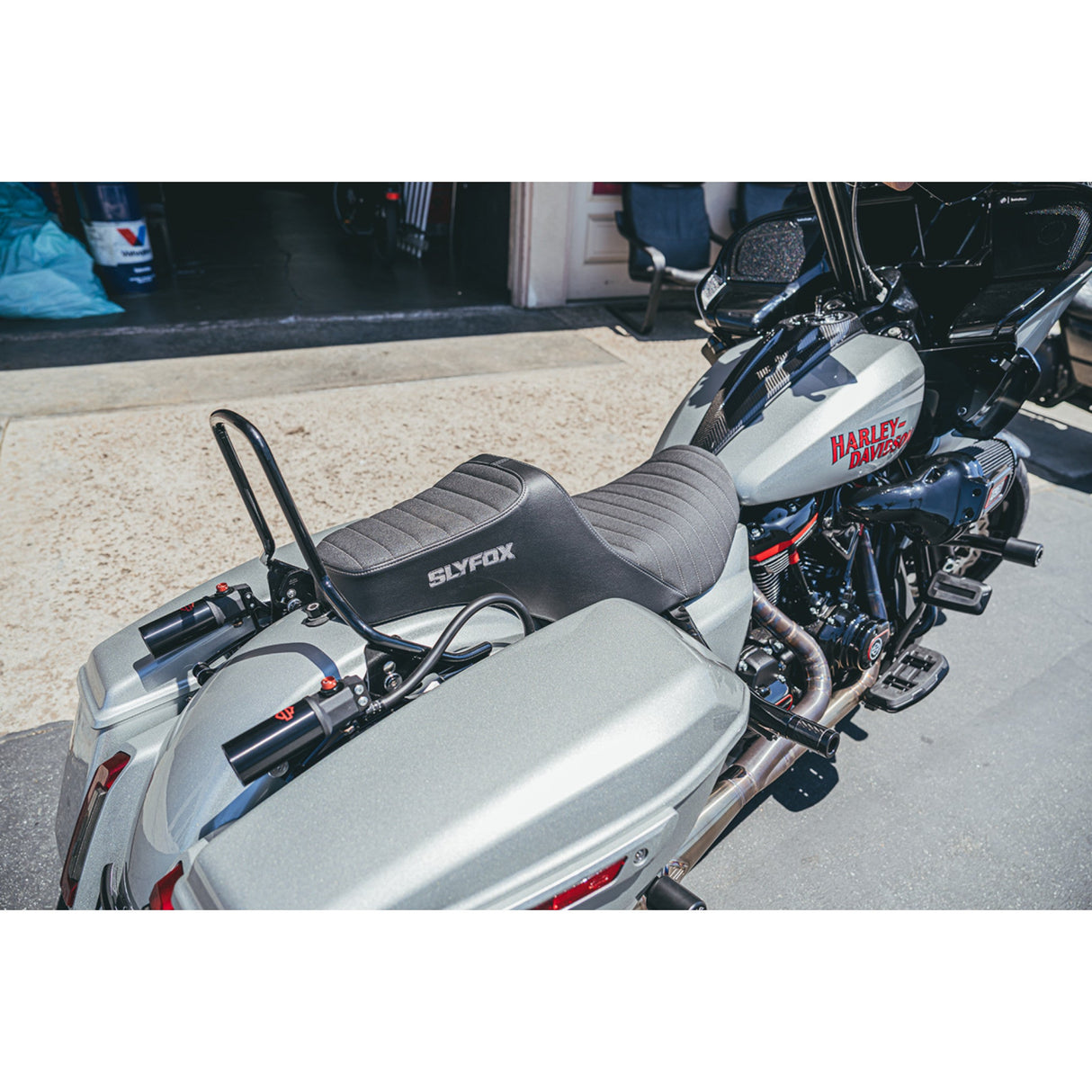 Slyfox Highnoon Seat - 4704B-SlyFox For Harley Touring 2023-2026