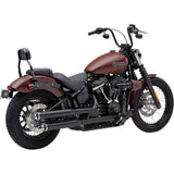 Cobra RPT Slip-On Mufflers 3" Raven Black M8 Softail - 6057B For Harley Softail 2018-2024