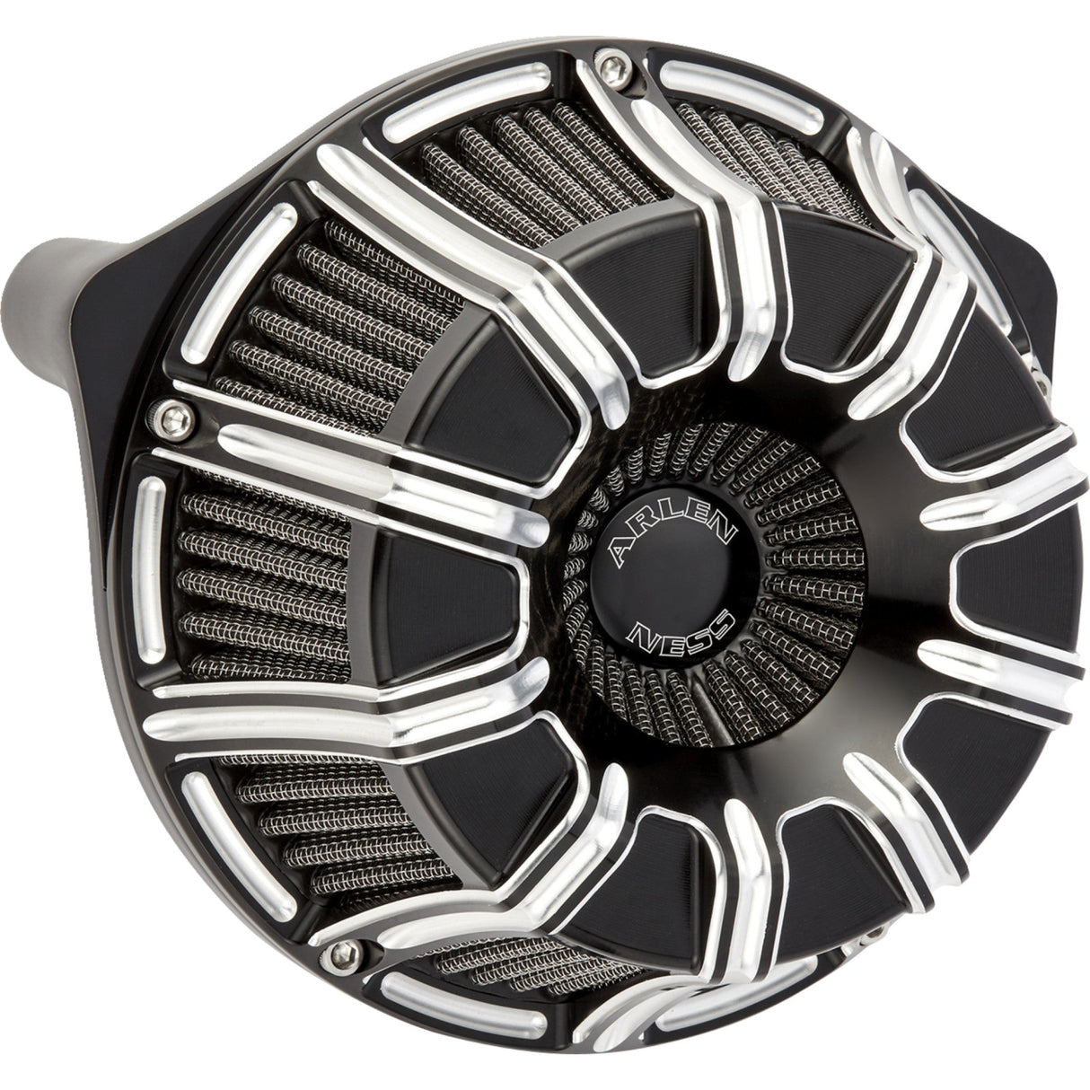 Arlen Ness Inverted Series Air Cleaner Kit 10-Gauge Black - 600-221 For Harley Road Glide / Touring / Softail / Street Glide 2023-2026
