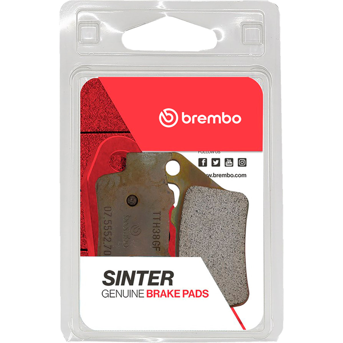 Brembo Brake Pad - 07BB0265 For BMW Motorcycles 2001-2025 | Ducati Motorcycles 2015-2025 | Zero Motorcycles 2014-2017